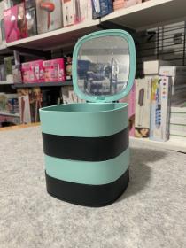 boîte de rangement pour bijoux multi-couches avec mirroir